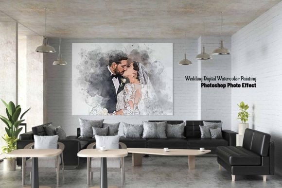 Download Wedding Digital Watercolor Painting - Digital watercolor Collection