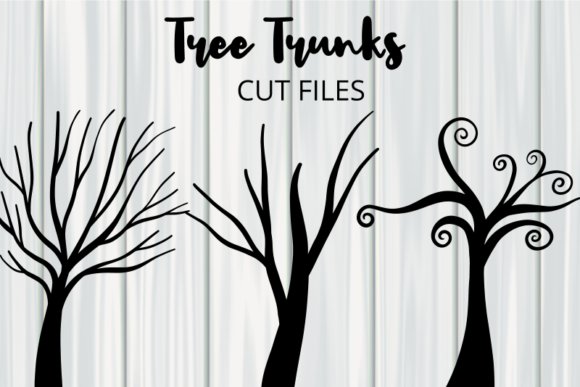 Download Tree Trunk Silhouette Cut Files - Silhouette cut Collection