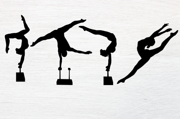 Download Gymnastic Silhouette Cut File - Silhouette cut Collection