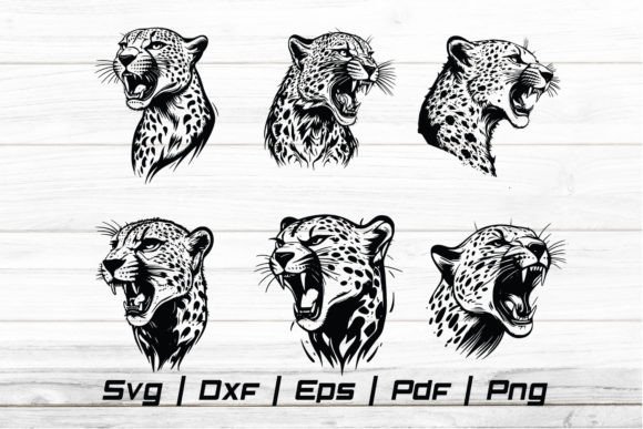 Download Cheetah  Head Svg Silhouette Cut File - Silhouette cut Collection