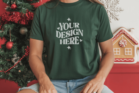 Download Bella Canvas 3001 Christmas Mockup 4 - Christmas mockup Collection