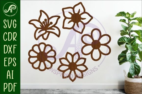 Download Flower Silhouette Cut out Designs 5 - Silhouette cut Collection