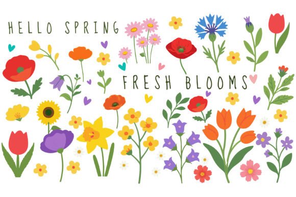 Download Elegant Small Wild Flower Doodle Art. - Premium Resources