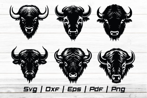 Download Buffalo Head Svg Silhouette Cut File - Silhouette cut Collection